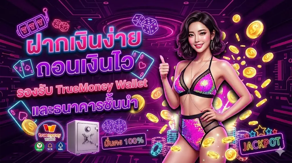ฝากเงินง่าย ถอนเงินไว กับ sexy21 รองรับ TrueMoney Wallet และธนาคารชั้นนำ